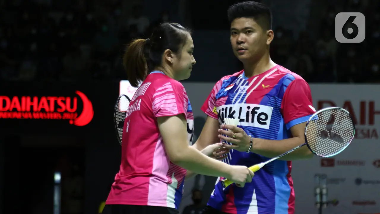 FOTO: Praveen / Melati Raih Tiket 16 Besar Indonesia Masters 2022