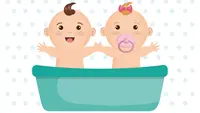 Ilustrasi bayi kembar laki-laki dan perempuan. (Image by studiogstock on Freepik)