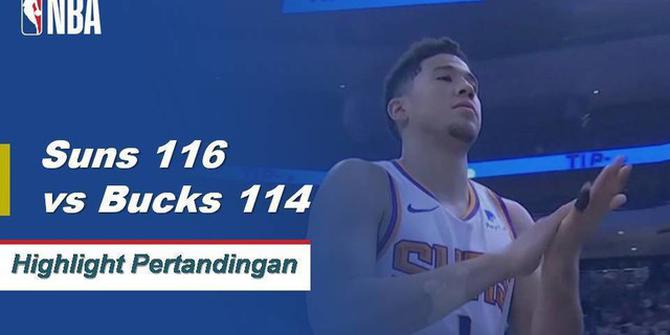 Cuplikan Pertandingan NBA : Suns 116 vs Bucks 114