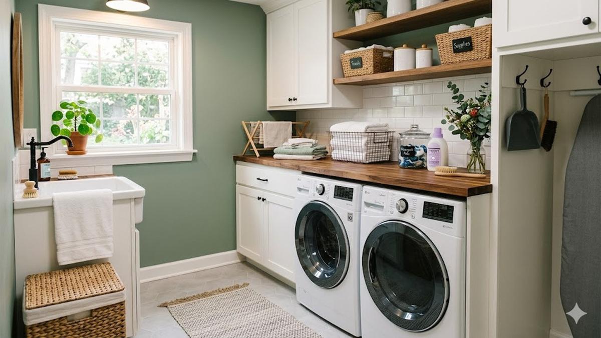 6 Ide Rumah Kecil dengan Laundry Room Sederhana, Solusi Hemat Lahan yang Tetap Nyaman dan Fungsional