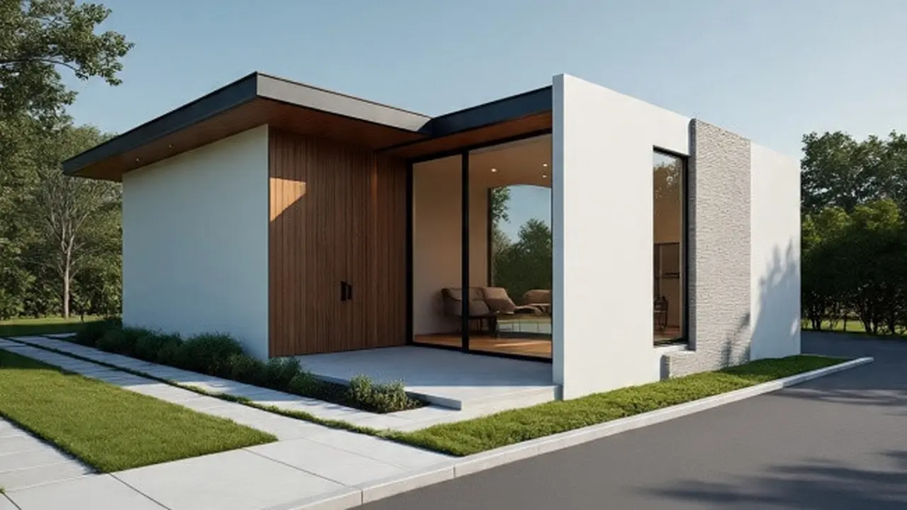 Desain Rumah Minimalis (Sumber Gambar: Meta AI)