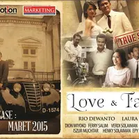 Poster Film Love & Faith yang dibintangi Rio Dewanto dan Laura Basuki.