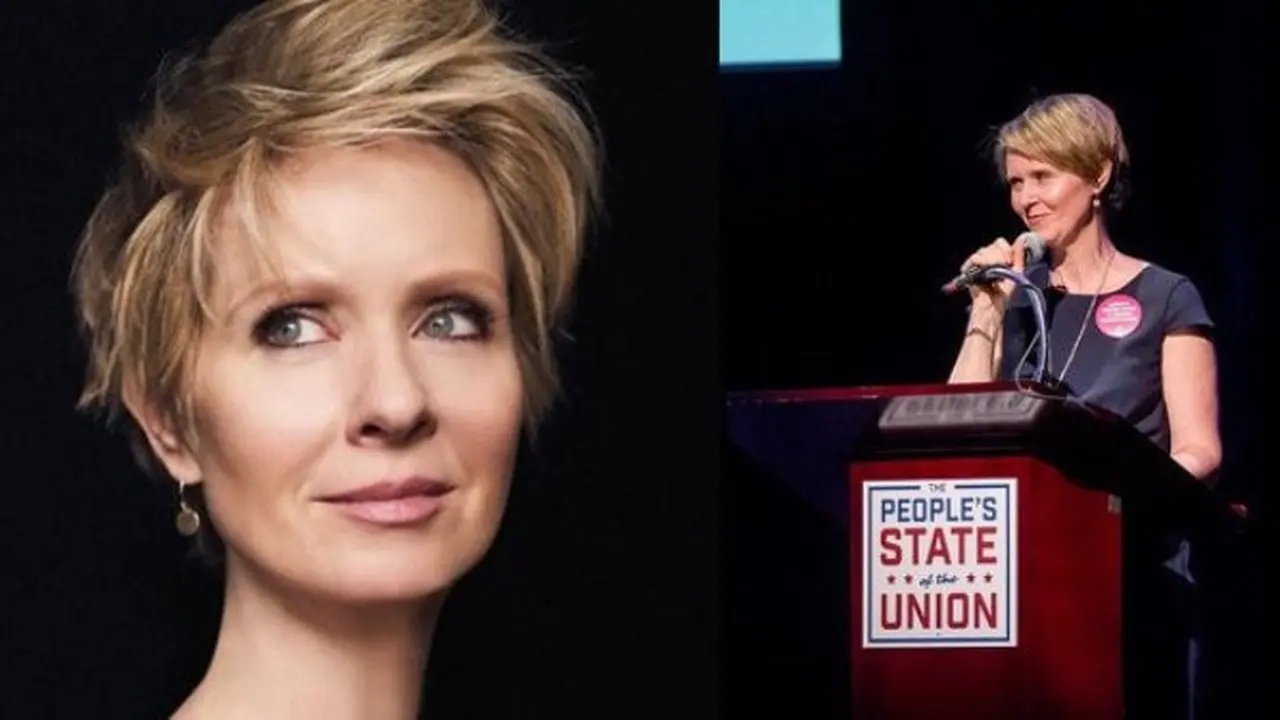 Aktris yang juga aktivis sosial ini akan maju sebagai calon Gubernur New York. © twitter.com/cynthianixon nytimes.com
