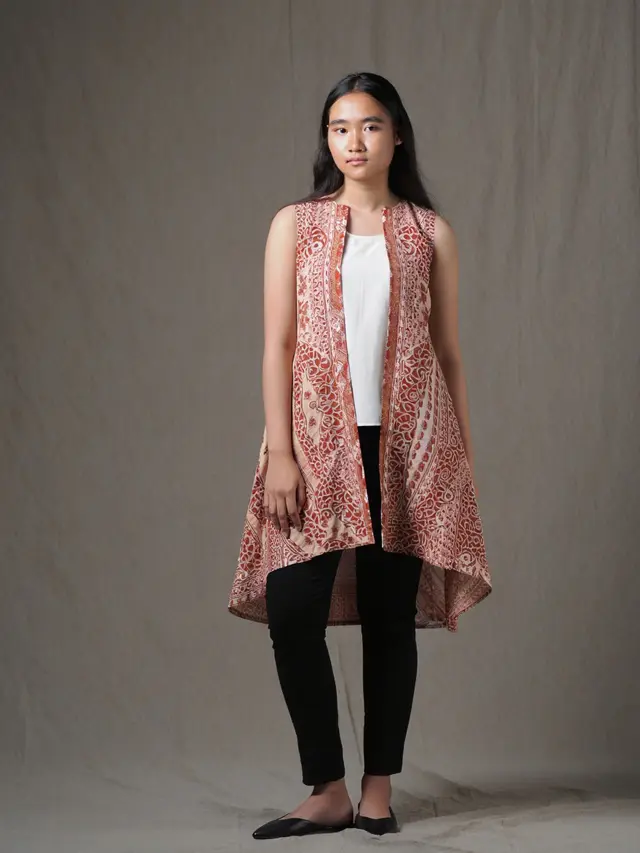 Model Batik Wanita High Low