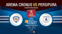 Arema Cronus vs Persipura (Liputan6.com/Abdillah)