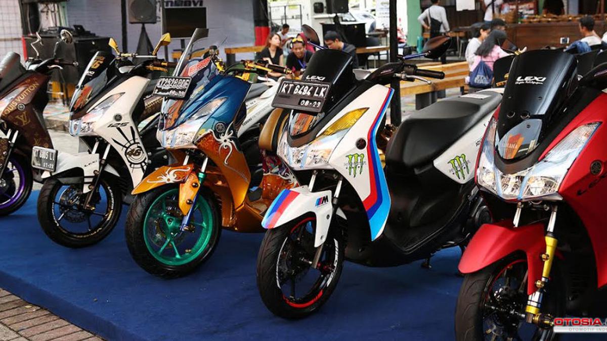 Modifikasi Airbrush Motor Masih Ramai Peminat, Motif Helm Jadi Tren