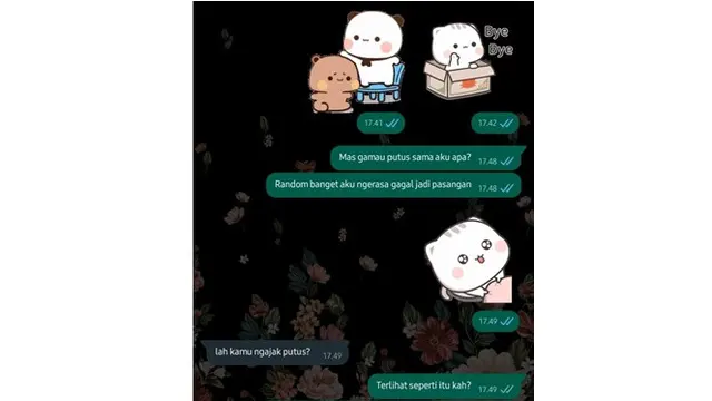 6 Chat Pacar Minta Putus Baik-Baik Ini Singkat Banget, Enggak Pakai Drama