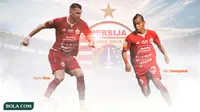 Persija Jakarta - Marko Simic dan Riko Simanjuntak (Bola.com/Adreanus Titus)