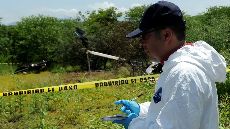 20160908-Helikopter Polisi Meksiko Ditembak Jatuh Kartel Narkoba-Meksiko