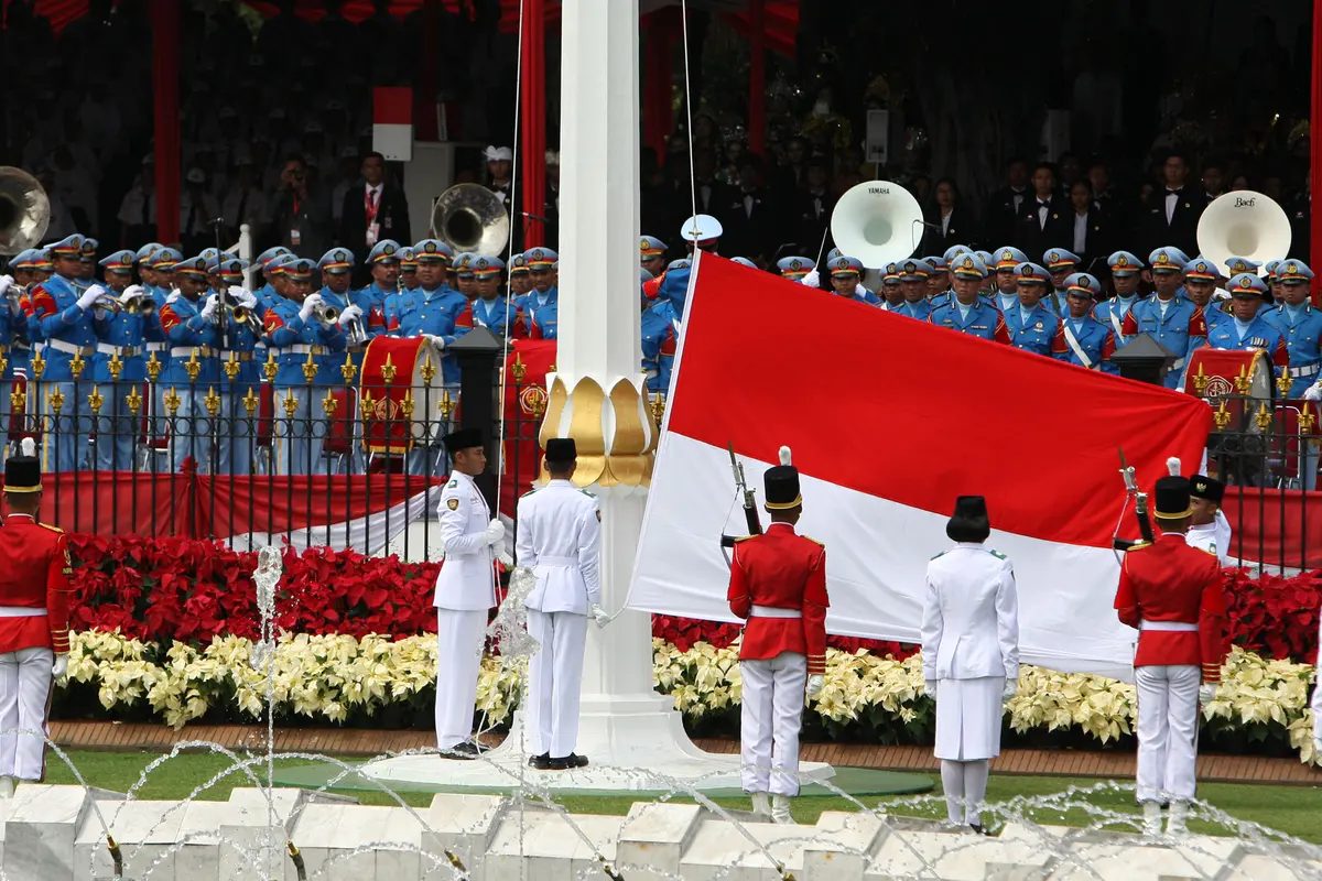 Upacara HUT RI di Istana