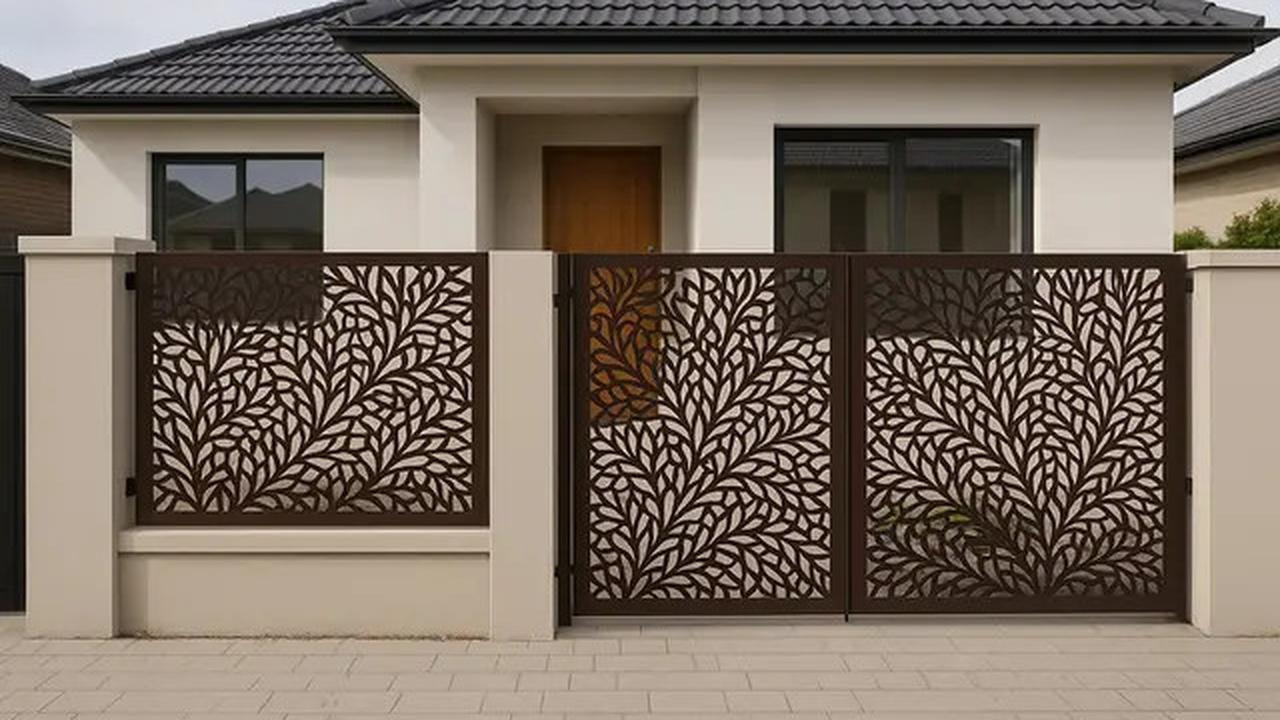 7 Model Pagar Besi Setengah Tembok Minimalis Terbaru, Berikan Rasa Aman Terlindungi