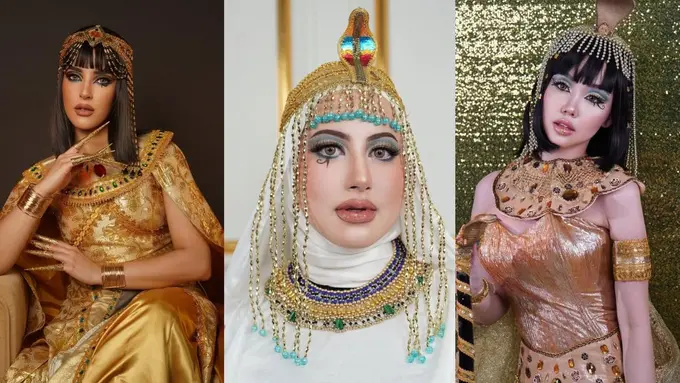 Tips Aplikasi Makeup Cleopatra (photo by instagram.com/tasyafarasya/tasyiiathasyia/vilmei)