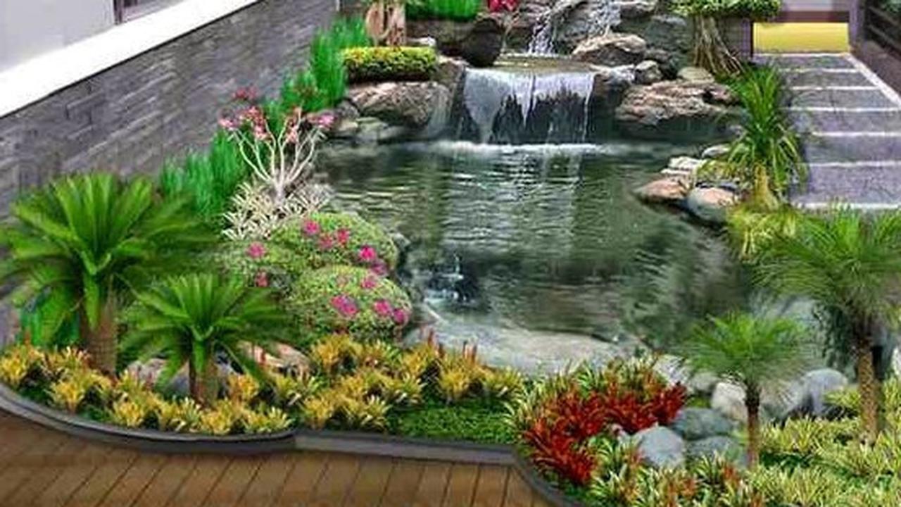 7 Desain Kolam Ikan Koi di Rumah yang Bikin Hunian Makin Adem