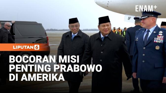 Mendarat di Pangkalan Militer AS, Prabowo Bawa Misi Dagang Strategis