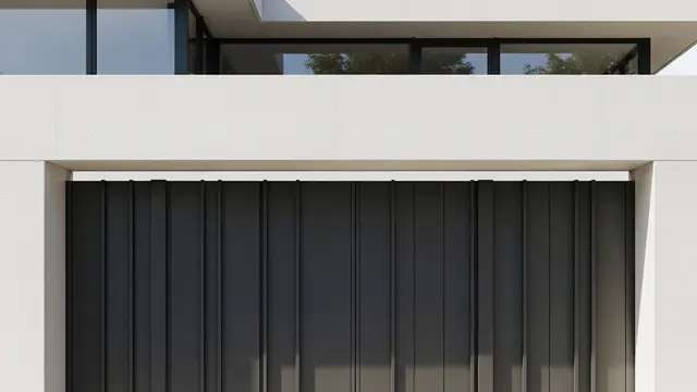 Model Pagar Rumah Minimalis Vertikal Memberi Kesan Rumah Lebih Tinggi (AI)