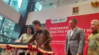 Menkes Budi meresmikan fasilitas produksi vaksin milik PT Biotis Pharmaceuticals Indonesia pada Rabu, 11 September 2024 di Kabupaten Bogor, Jawa Barat.