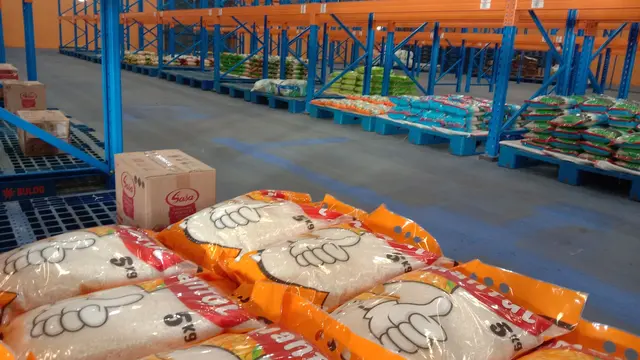 Gudang Bulog Tambak Aji, Semarang, Jawa Tengah, Jumat (22/7/2022).
