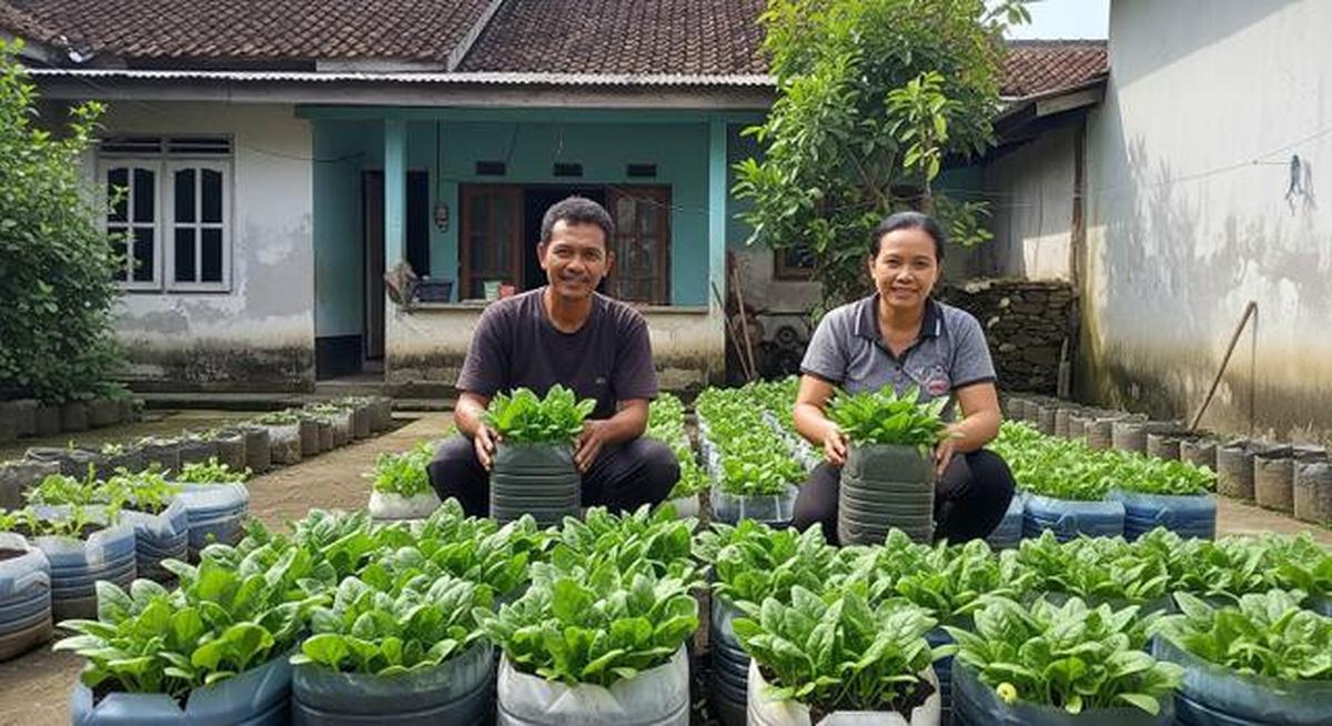 Cara Menanam Bayam di Galon Bekas, Mudah untuk Ketahanan Pangan
