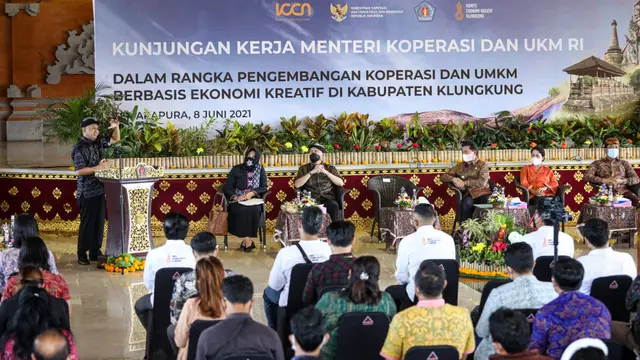 MenkopUKM: Bangkitkan Ekonomi Klungkung Bali, Pemberdayaan Koperasi dan UMKM Harus Dilakukan