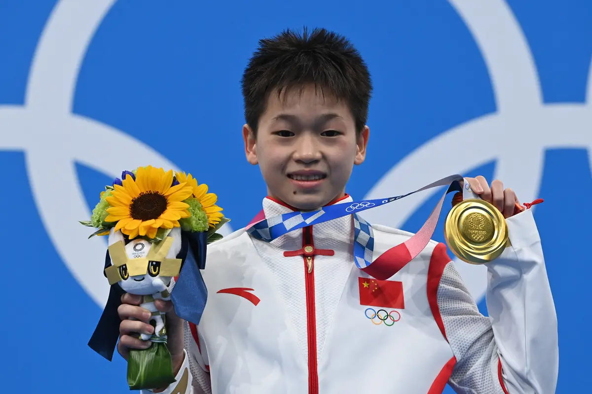 Quan Hongchan, atlet loncat indah asal Tiongkok