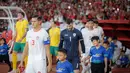 Timnas Indonesia saat melawan Australia pada R3 Kualifikasi Piala Dunia 2026 di Stadion Utama Gelora Bung Karno, Jakarta, Selasa (10/9/2024). (Bola.com/Bagaskara Lazuardi)