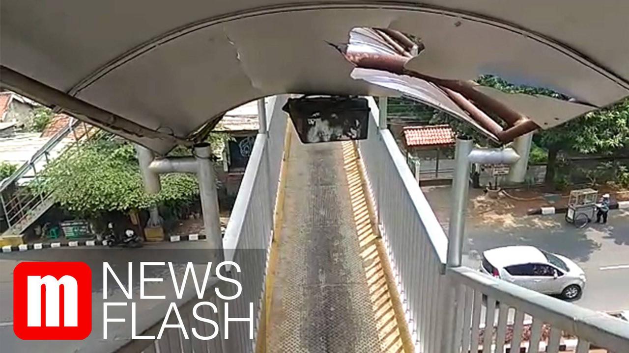 VIDEO: JPO Dekat Halte Transjakarta UI Ini Dinilai Tak Layak Guna