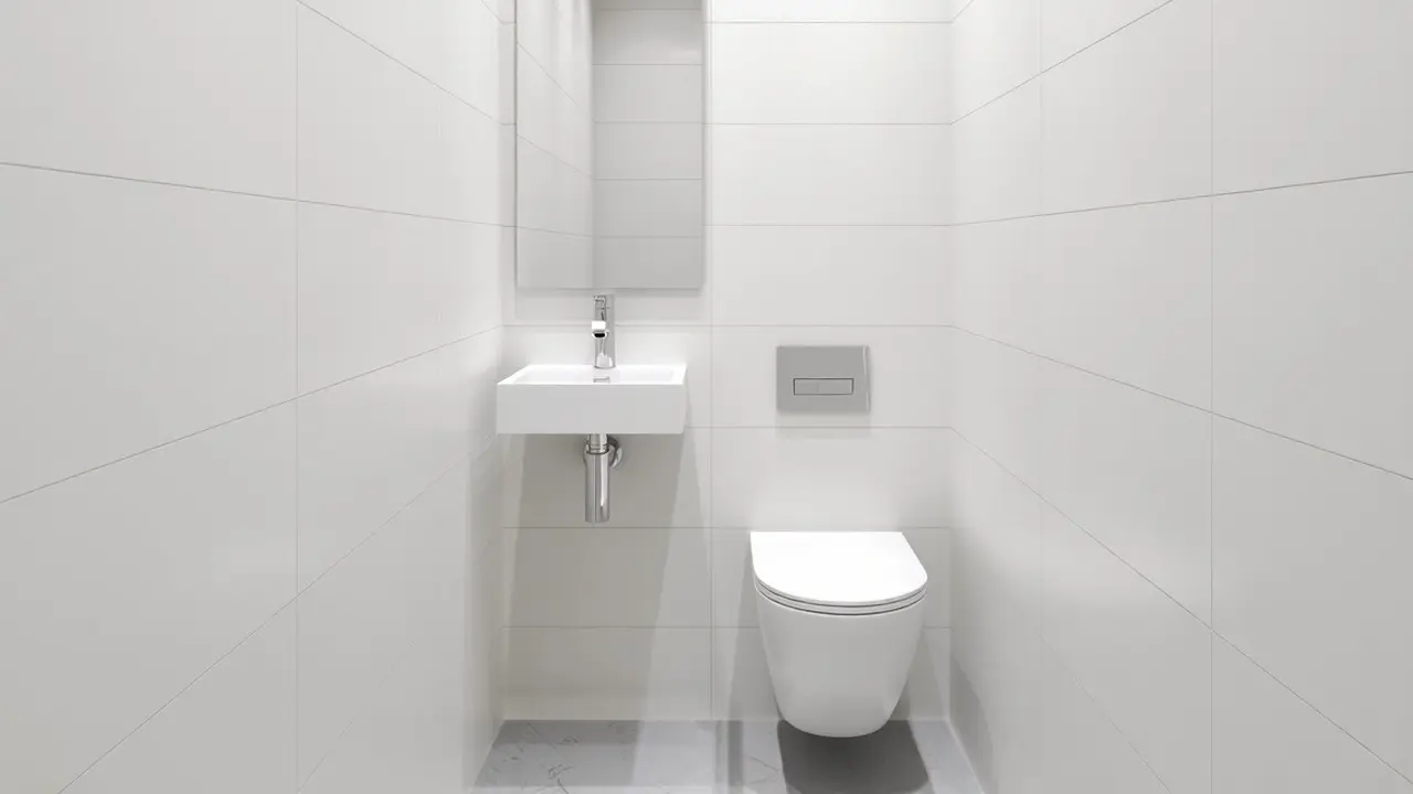 Kamar Mandi Minimalis 1x1 meter (Foto: Reve Art)