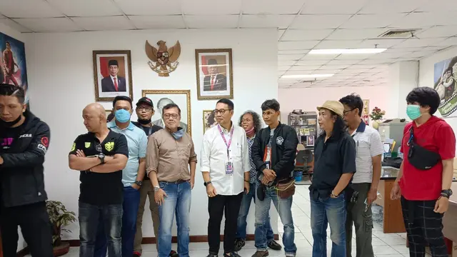 ketua pelaksana HFN 2022, Sonny Pudjisasono bersama wartawan saat jumpa pers di Gedung PPHUI, Kuningan, Senin (28/3/2022).