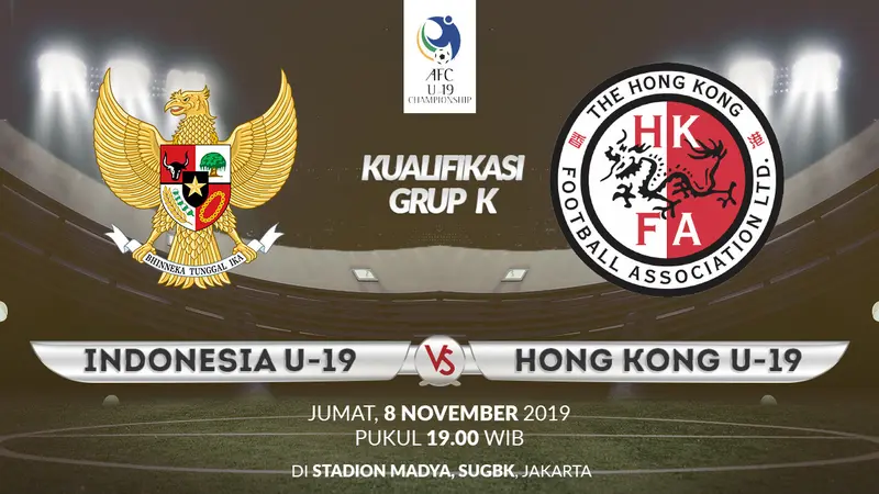 Indonesia U-19 vs Hong Kong U-19