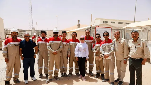 Pertamina mendapatkan perpanjangan kontrak konsesi dalam pengelolaan blok Menzel Ledjmet Nord (MLN) di Algeria.(Dok Pertamina)
