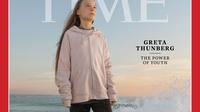 Greta Thunberg, tokoh aktivis iklim muda yang terpilih jadi 'Person of the Year' di majalah TIME. (Source: Time via AP)