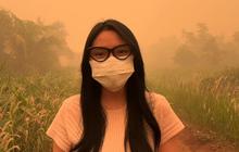 Sesak Warga Palangka Raya, Langit Menguning dan Asap Makin Tebal