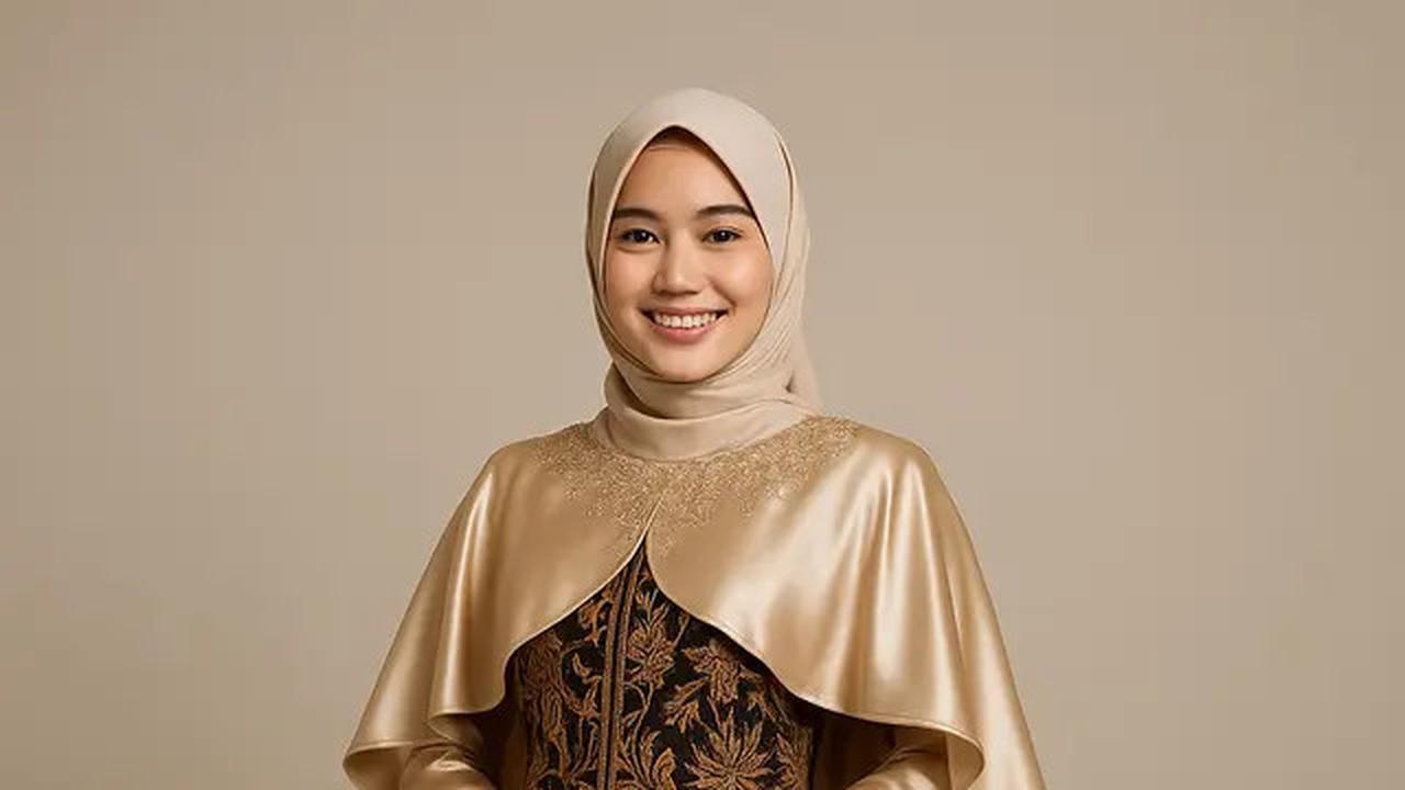 8 Model Gamis Batik Kombinasi Satin Mengkilap, Bikin Penampilanmu Mewah dan Elegan