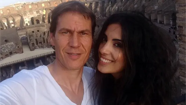 Rudi Garcia dan Francesca Brienza