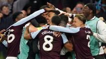 Aston Villa berhasil memetik kemenangan comeback dalam laga leg-2 semifinal Liga Europa 2025/2026, Kamis (07/05/2026) waktu setempat. (AP Photo/Dave Shopland)