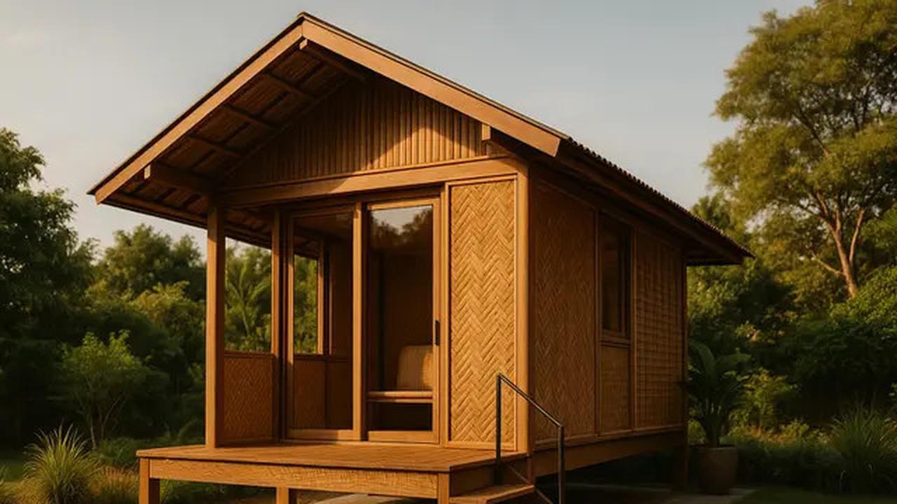 8 Desain Rumah Kecil dari Kayu dan Bambu yang Tetap Modern, Inspirasi Hunian di 2025 yang Unik dan Cantik