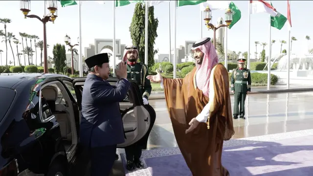 Presiden Prabowo Subianto melakukan pertemuan bilateral dengan Putra Mahkota sekaligus Perdana Menteri Arab Saudi, Pangeran Mohammed bin Salman bin Abdulaziz Al Saud (MBS).