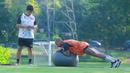 Pemain Persija Jakarta, Gustavo Almeida, latihan terpisah di Nirwana Park, Sawangan, Depok, Jawa Barat, Kamis (31/7/2025). (Bola.com/M Iqbal Ichsan)