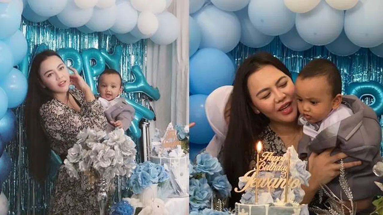 Ingin Anaknya Jadi Pesepak Bola, Ini 7 Momen Ulang Tahun Anak Ratu Rizky Nabila