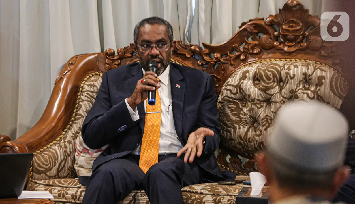 Sebagai informasi, konflik militer di Sudan antara Sudan Armed Forces dan Rapid Support Forces terjadi pada tanggal 15 April 2023. (Liputan6.com/Faizal Fanani)