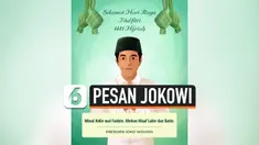 IDUL FITRI, JOKOWI KIRIM PESAN MENYENTUH DI TENGAH PANDEMI
