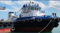 Kapal PT Hasnur Internasional Shipping Tbk (HAIS). Foto: Hasnur