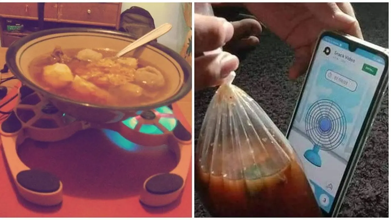 7 Aksi Kocak Orang saat Mendinginkan Makanan Ini Bikin Geleng Kepala