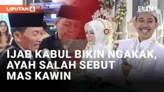 Momen ijab kabul biasanya diwarnai suasana haru ketika janji suci terucap. Namun momen ijab kabul di Sragen yang viral baru-baru ini seketika diwarnai tawa. Pasalnya ayah pengantin perempuan salah menyebutkan mas kawin.