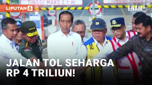 VIDEO: Jokowi Resmikan Jalan Tol Pamulang-Cinere-Raya Bogor