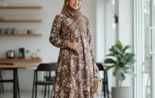 7 Model Gamis Mauve dan Mocha yang Diprediksi Menjadi Tren 2026, Busana Muslimah Kekinian