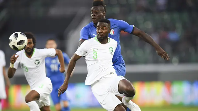 Italia, Arab Saudi, Laga Uji Coba