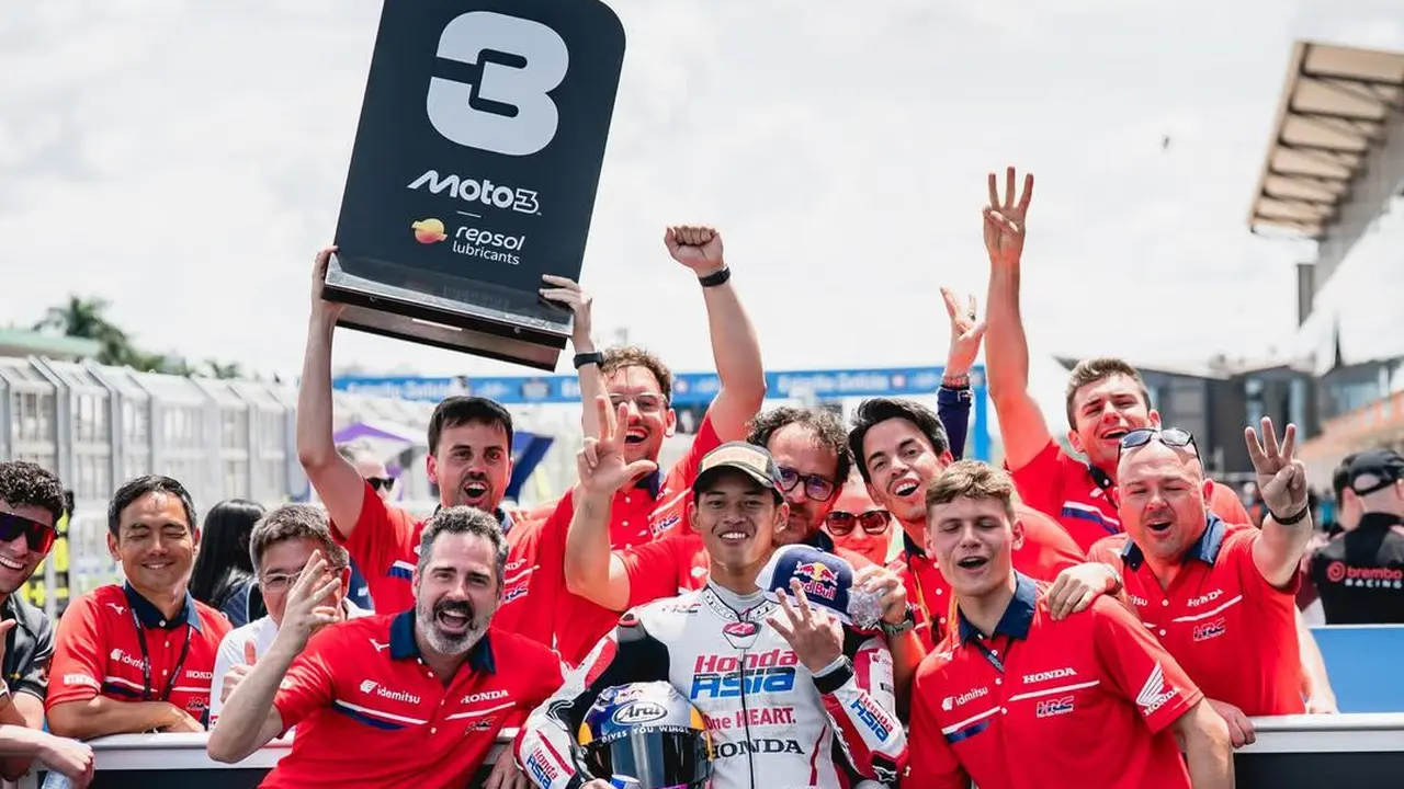 Veda Pratama raih podium 3 Moto3 Brasil 2026
