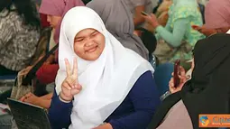Citizen6, Semarang: Suasana peserta di acara SCTV Goes to Campus. (Pengirim: Ady Permadi) 
