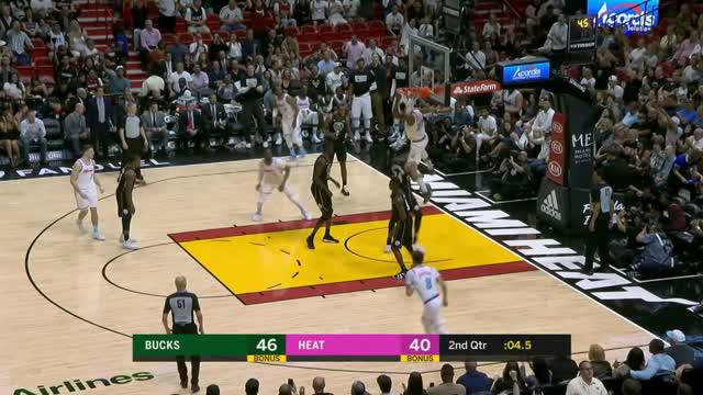 Berita video game recap NBA 2017-2018 antara Miami Heat melawan Milwaukee Bucks dengan skor 91-85.